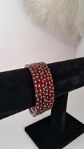 Pack of 10 Classic Raindrop Glass Bangles